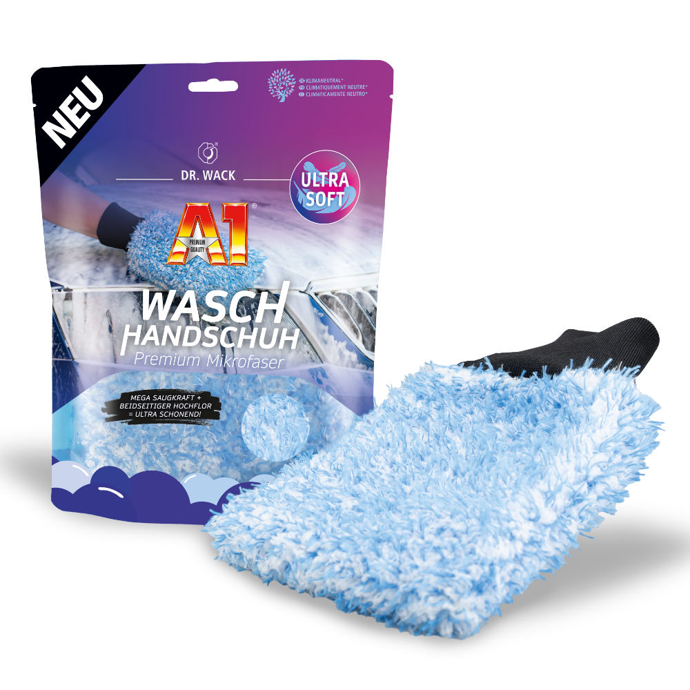 mikrofaser handschuh Dr. Wack - A1 Waschhandschuh