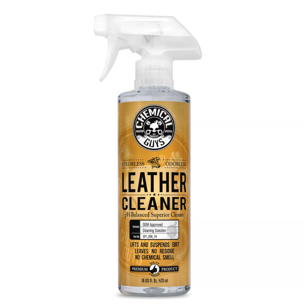 Chemical Guys - Leather Cleaner - Lederreiniger ohne Duft- & Farbstoffe 473ml