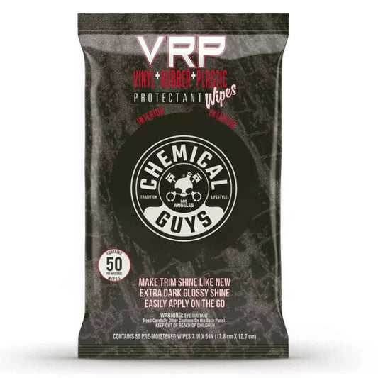 Chemical Guys - V.R.P. Gummi- & Kunstoff Pflegetücher 50Stk.