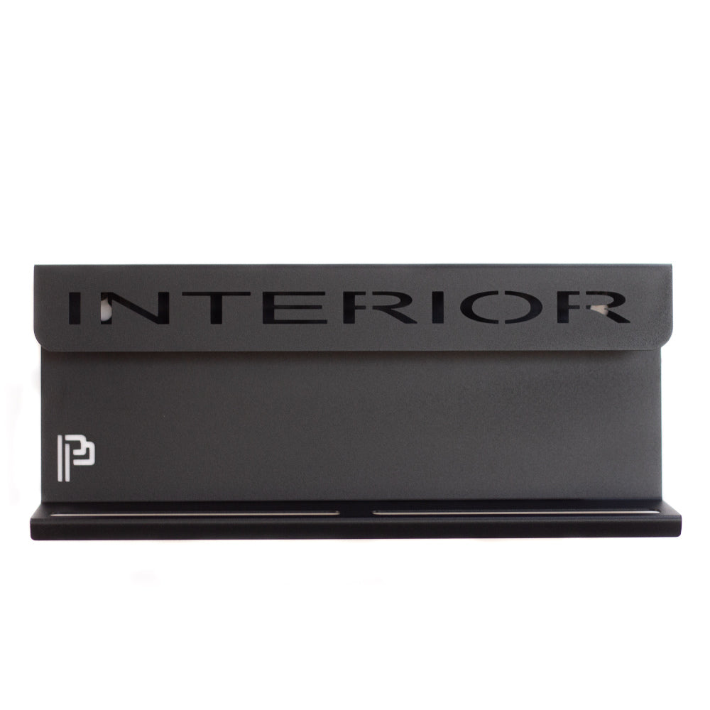 Poka Premium - Wandhalterung für Pinsel & Flaschen - 40cm - Aufschrift INTERIOR_4