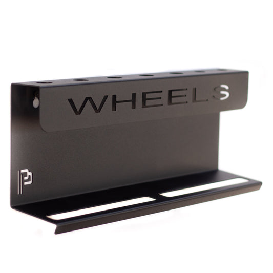 Poka Premium - Wandhalterung für Pinsel & Flaschen - 40cm - Aufschrift WHEELS_2