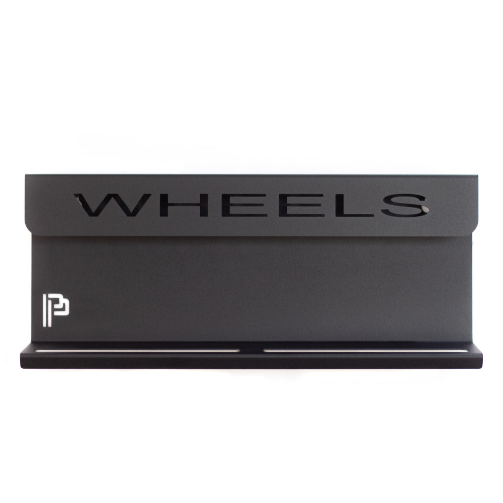 Poka Premium - Wandhalterung für Pinsel & Flaschen - 40cm - Aufschrift WHEELS_5