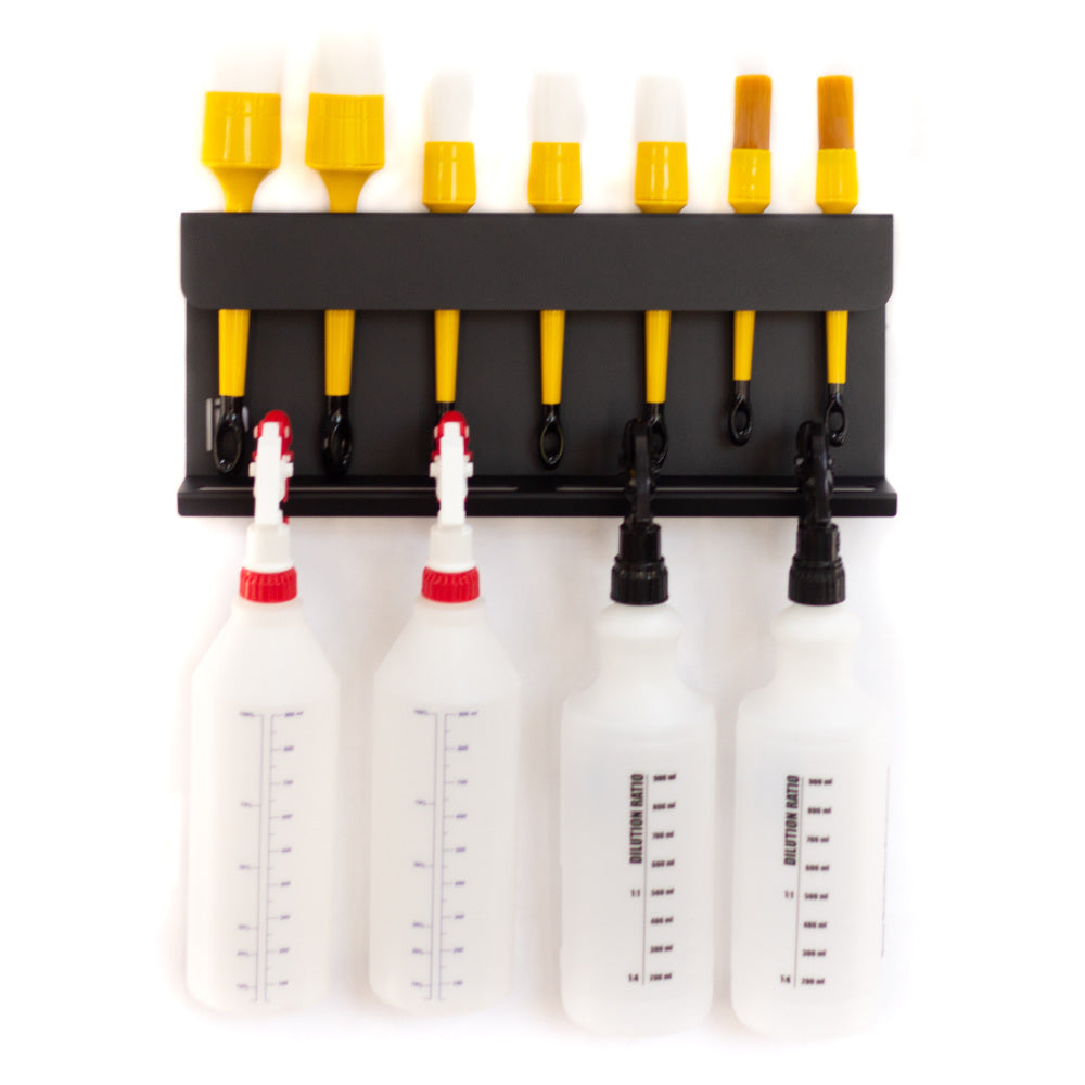 Poka Premium - Wandhalterung für Pinsel & Flaschen - 40cm - OHNE Aufschrift_3