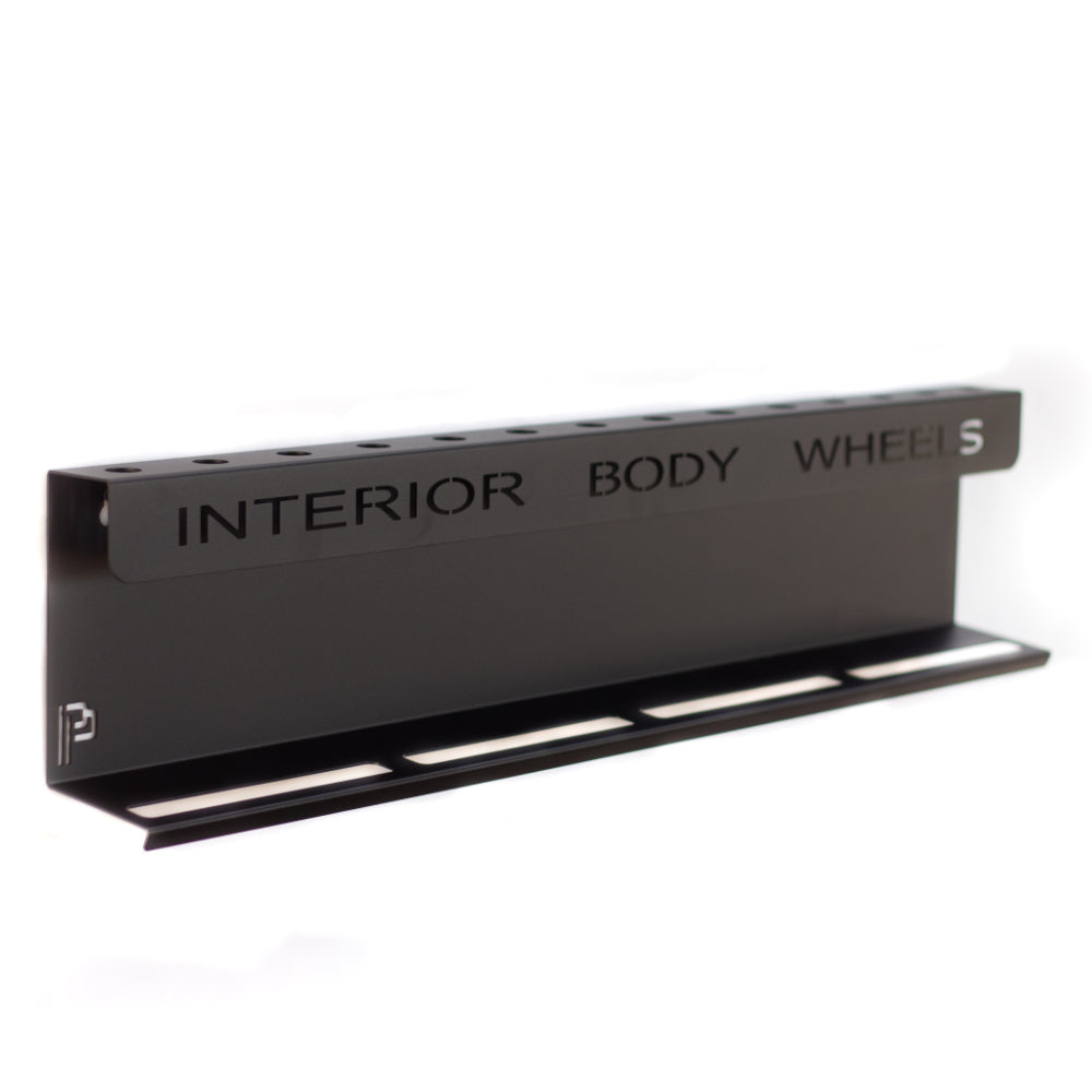 Poka Premium - Wandhalterung für Pinsel & Flaschen - 80cm - MIT Aufschrift_2