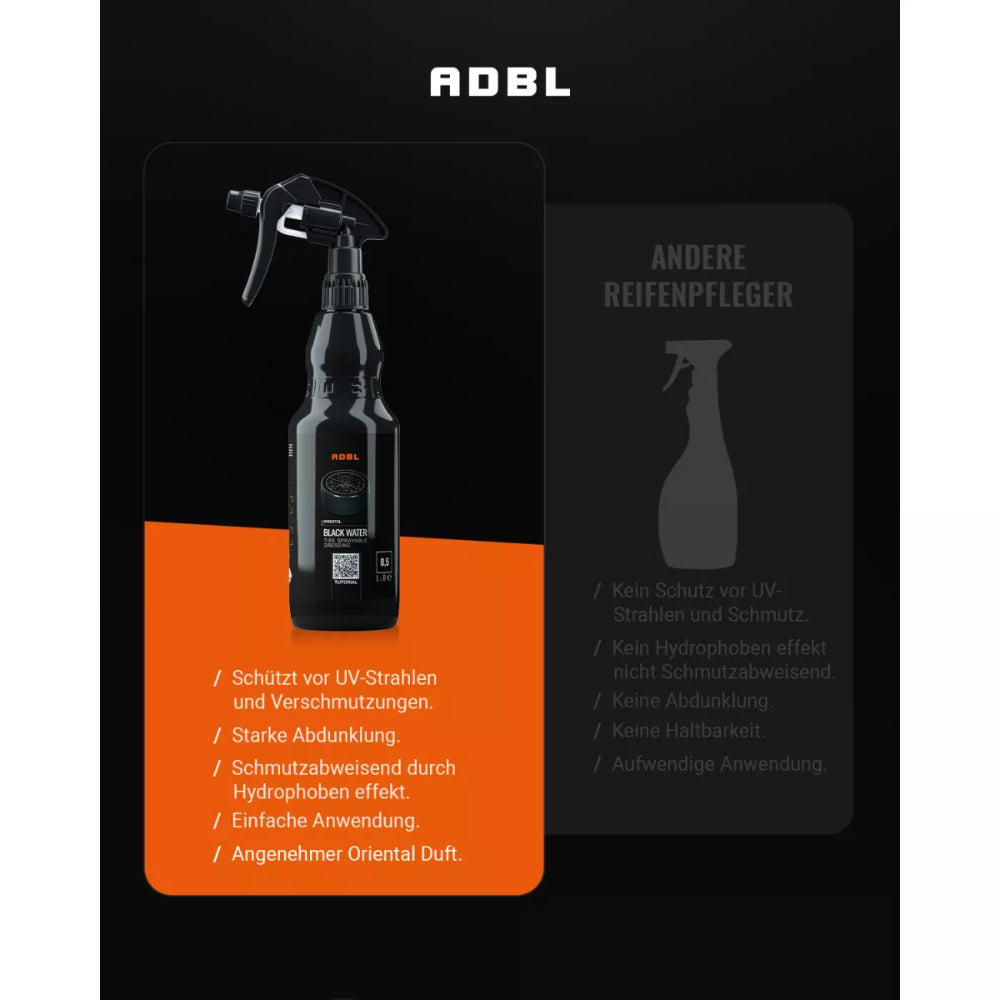 ADBL - Black Water - Sprühbares Reifendressing 500ml_5