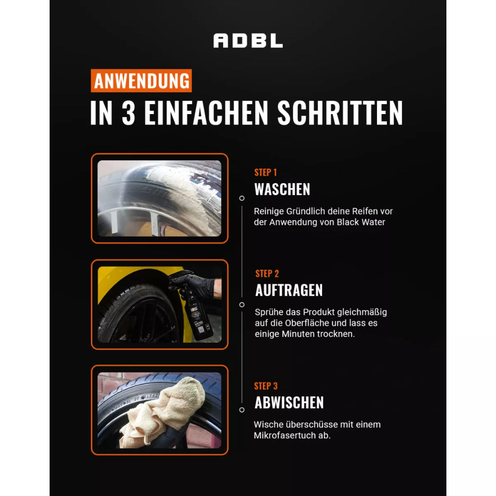 ADBL - Black Water - Sprühbares Reifendressing 500ml_4