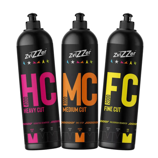 ZviZZer - 3-Stufen Politur-Set - 750ml