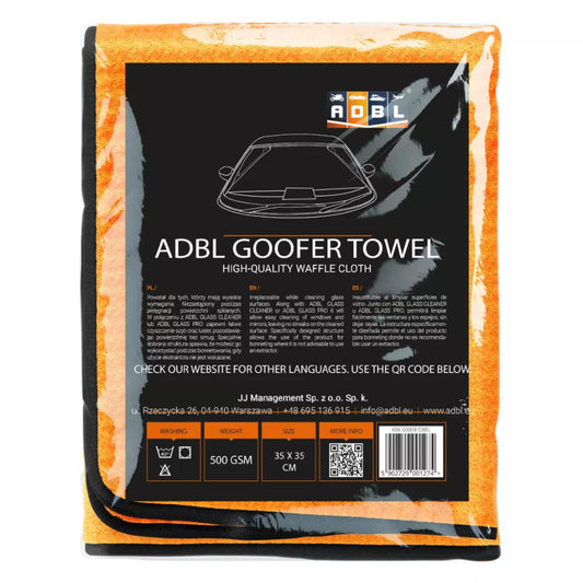 ADBL - Goofer Towel - Scheibenreinigungstuch 35x35cm 500GSM