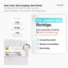ChemicalWorkz - Suede Towel Pack - Auftragetücher Weiß 10×10cm 10Stk._5
