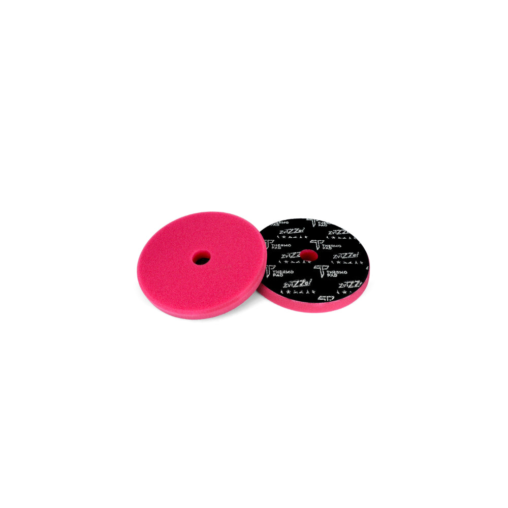 ZviZZer - Thermo Trapez Heavy Cut Pad red - Schleif-Pad rot 75mm_2