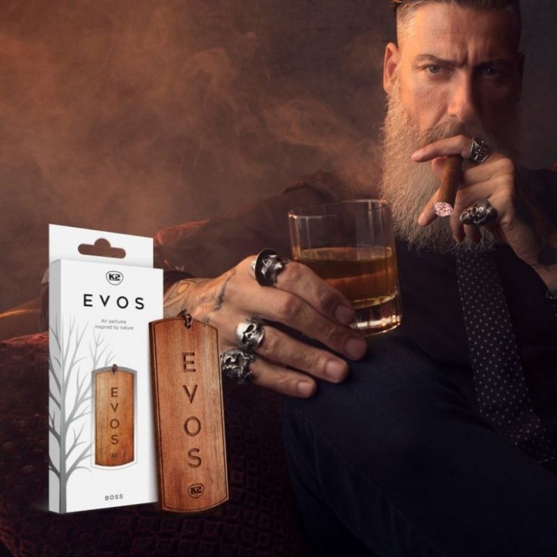 K2 - Evos Boss - Holz Duftbaum - Oud & Rose_3