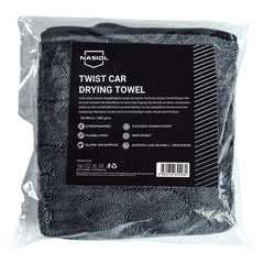 Nasiol - Twist Car Drying Towel – Premium-Trockentuch für Fahrzeuge 60x90cm 600GSM