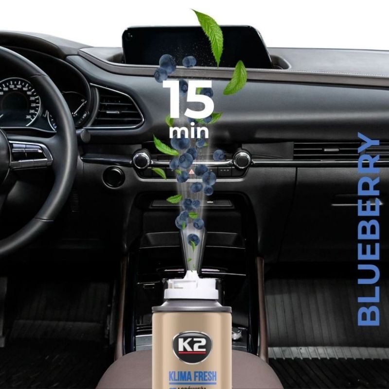 K2 - Klima Fresh Blueberry - Klimareiniger und Desinfektion Blaubeerduft 150ml_5