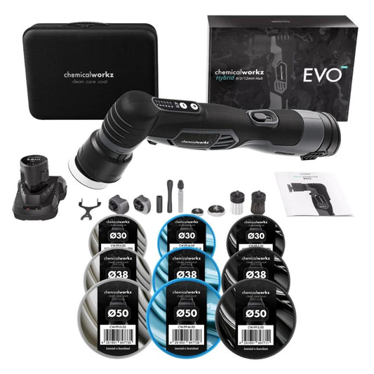 ChemicalWorkz Evo Mini Poliermaschine + SET mit Pad