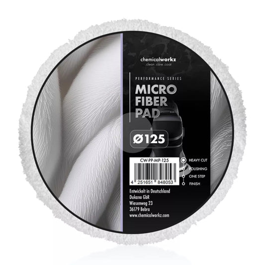 ChemicalWorkz - Microfiber Performance Pad - Mikrofaser Pad 125mm