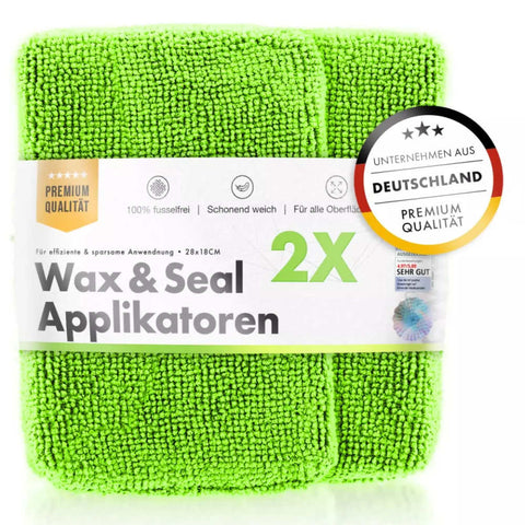 ChemicalWorkz - Microfiber Waxing/Sealant GRÜN - Handpolierschwamm 2Stk.