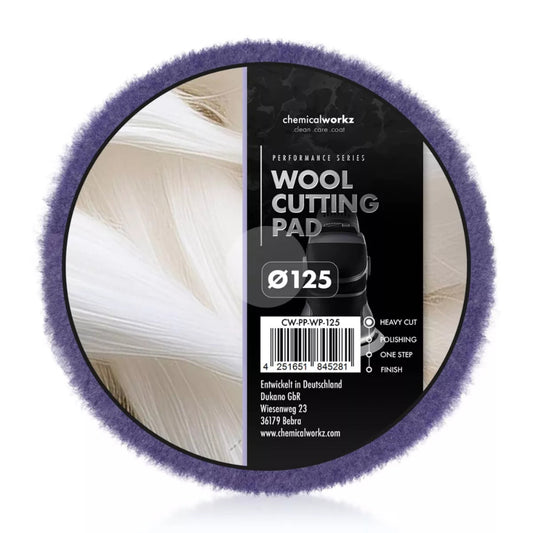 ChemicalWorkz - Woolpad - Wool Polierpad 125mm