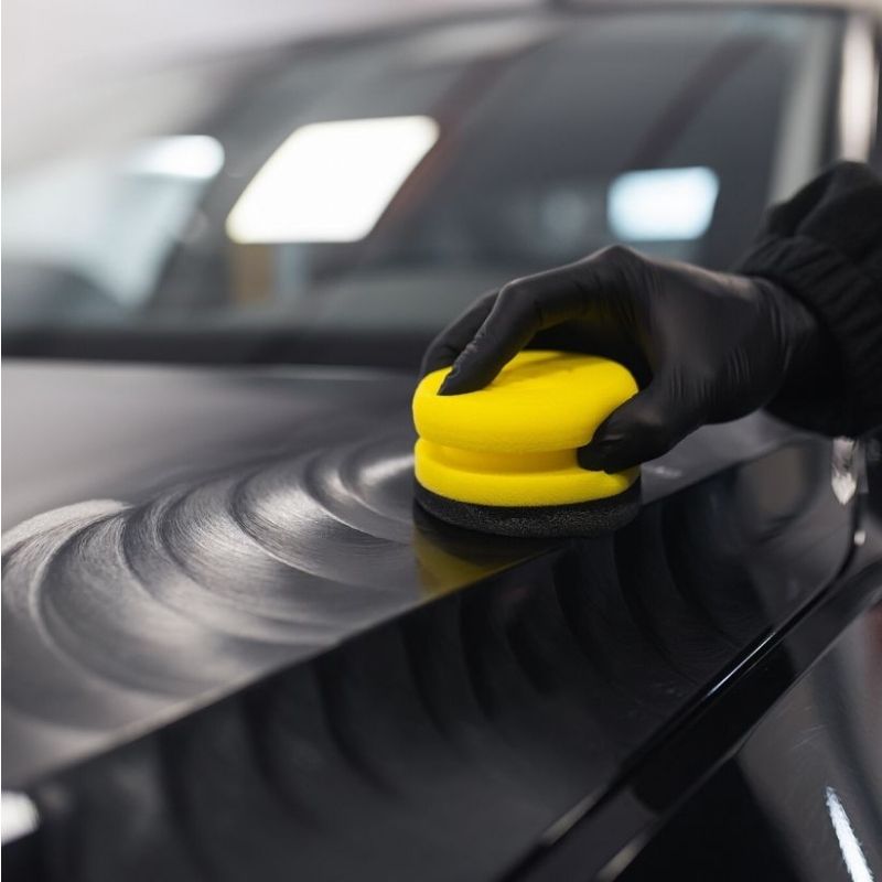 K2 - Schwammapplikator mit Griff - Perfekter Wachs-Auftrag & Glanz_5