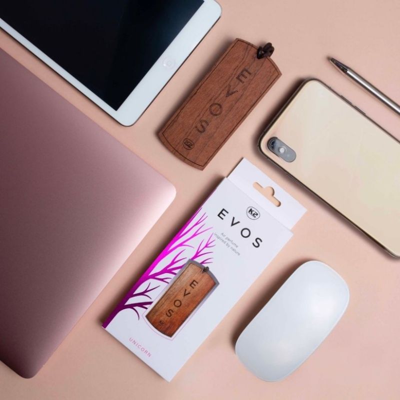 K2 - Evos Unicorn - Holz Duftbaum - Pfirsich & Plumeria_4