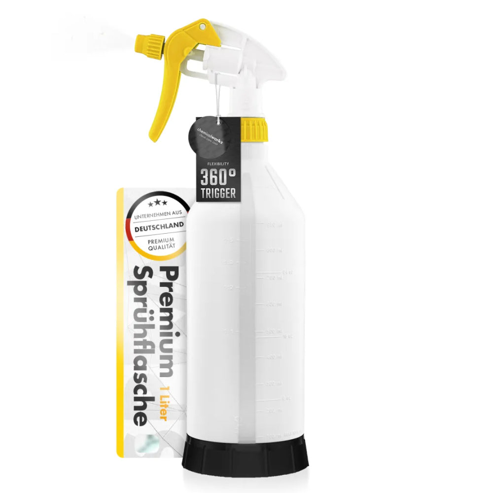 ChemicalWorkz - Sprühflasche Gelb mit 360° Canyon Trigger - 1L