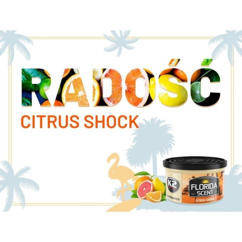 K2 - Florida Scent Citrus Shock - Lufterfrischer Zitrone_2