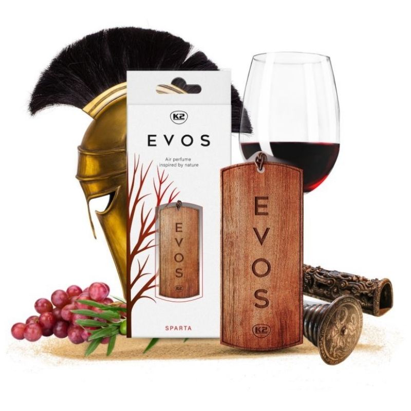 K2 - Evos Sparta - Holz Duftbaum - Zedernholz trifft Grapefruit