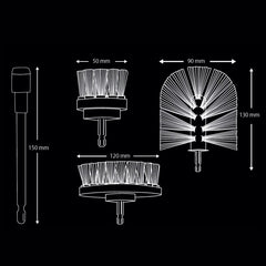 K2 - BRILL SET PRO - Bürstensatz für eine Bohrmaschine_3