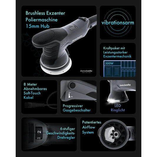 ChemicalWorkz - DA15 Pro Brushless - Exzenter Poliermaschine_2