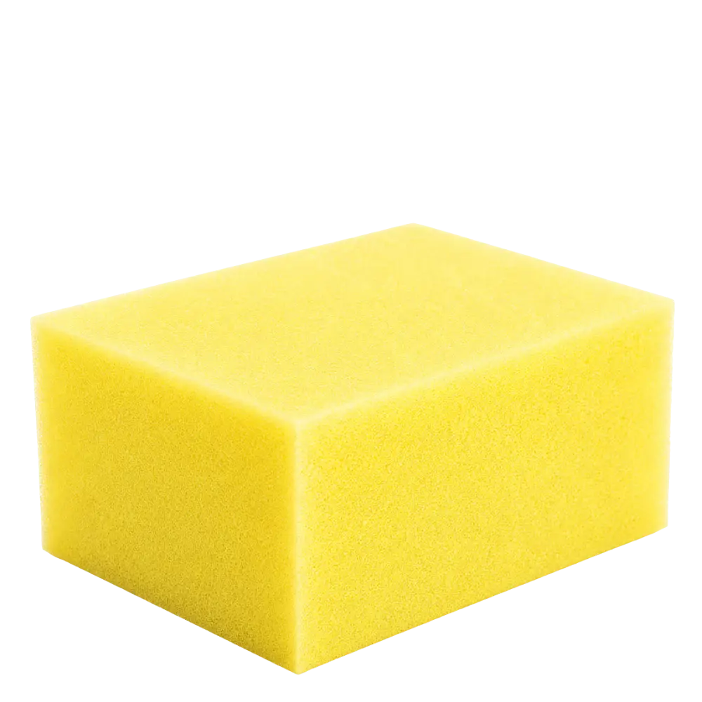 Ledermax - Leder - Reinigungsschwamm gelb groß 10x7x4cm