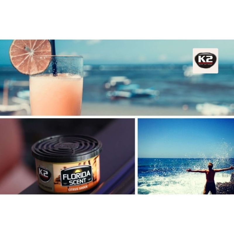 K2 - Florida Scent Citrus Shock - Lufterfrischer Zitrone_3