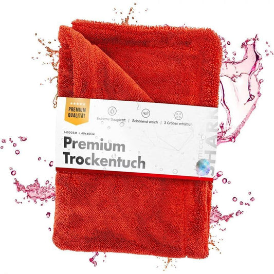 ChemicalWorkz - Red Shark Twisted Towel - Premium Trockentuch 60x40cm 1400GSM