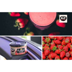K2 - Florida Scent  Sparkling Strawberry - Lufterfrischer Erdbeerbrause_3