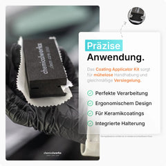 ChemicalWorkz - Coating Applicator Kit - Applicator Block mit Suede Tuch_3