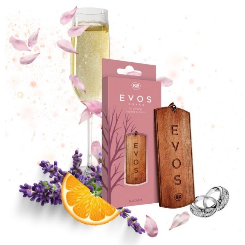 K2 - Evos Grace Madam - Holz Duftbaum - Orange & Lavendel